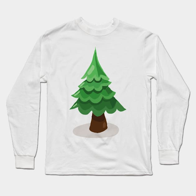 Christmas tree Long Sleeve T-Shirt by nickemporium1